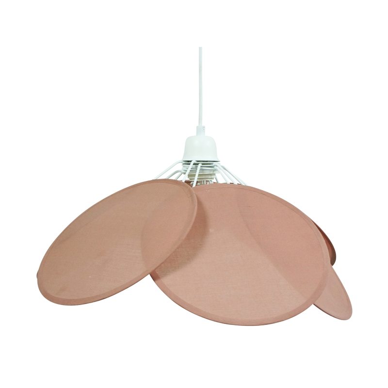 Suspension EVASION coloris rose poudré 50 x 73 cm