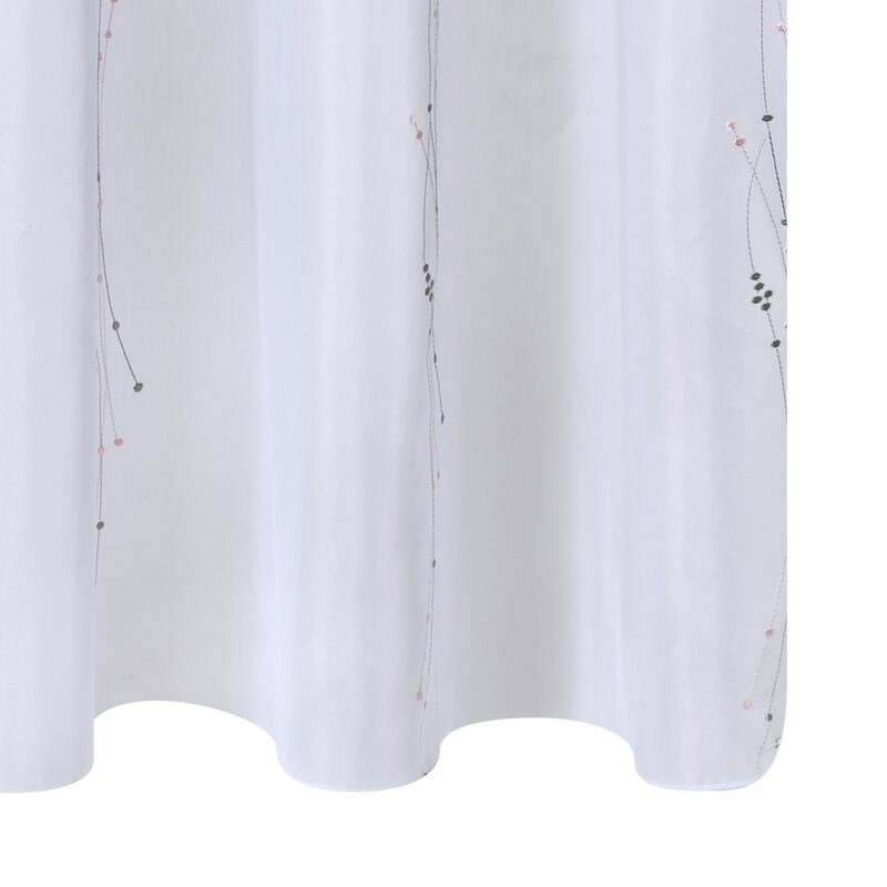 Voilage ERLINA coloris rose 140 x 240 cm