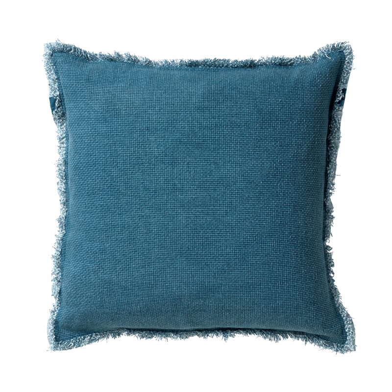 Coussin BURTA coloris bleu jean 60 x 60 cm