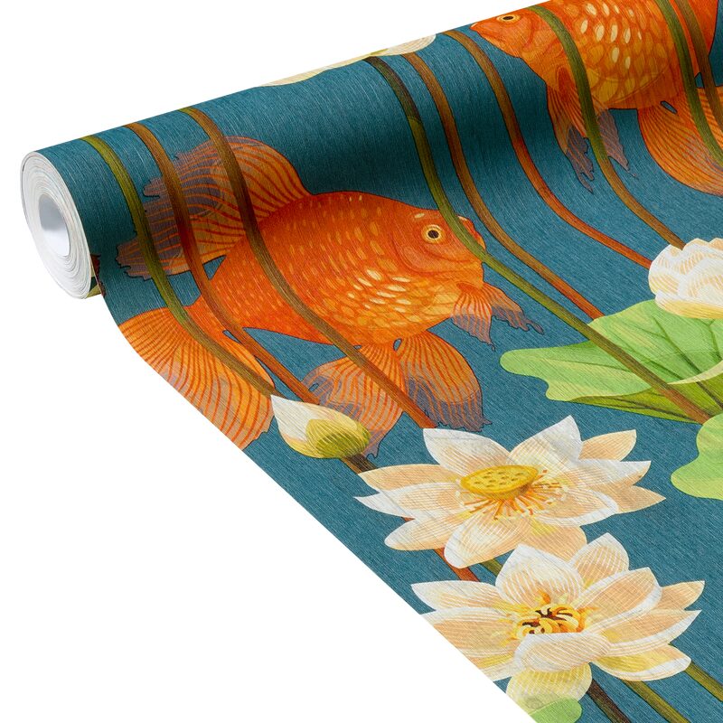 Papier peint intissé HANGZHOU coloris multicolore