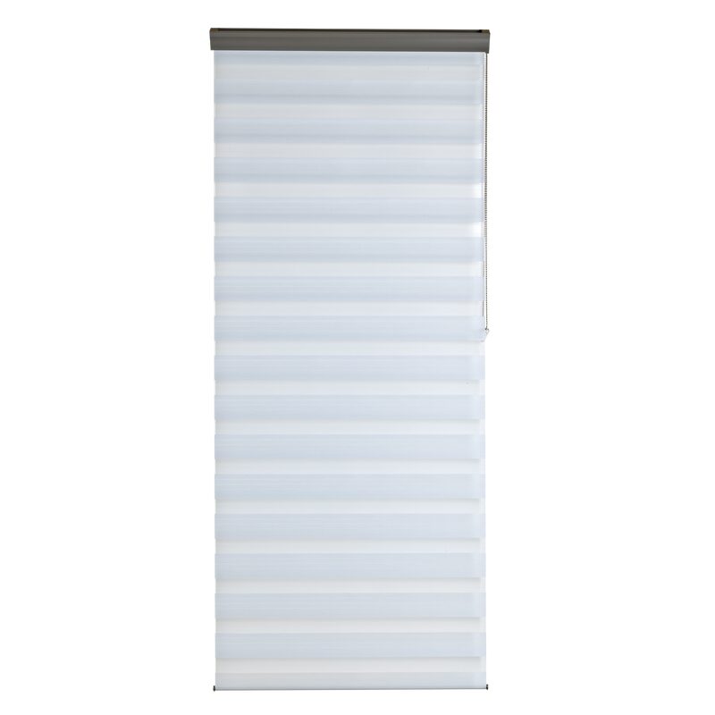 Store jour/nuit EQUINOXE coloris blanc 90 x 250 cm