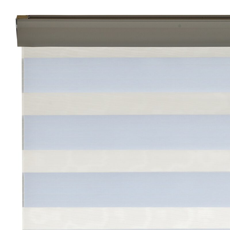 Store jour/nuit EQUINOXE coloris blanc 60 x 250 cm