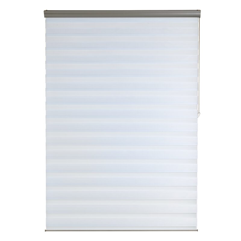 Store jour/nuit EQUINOXE coloris blanc 150 x 250 cm