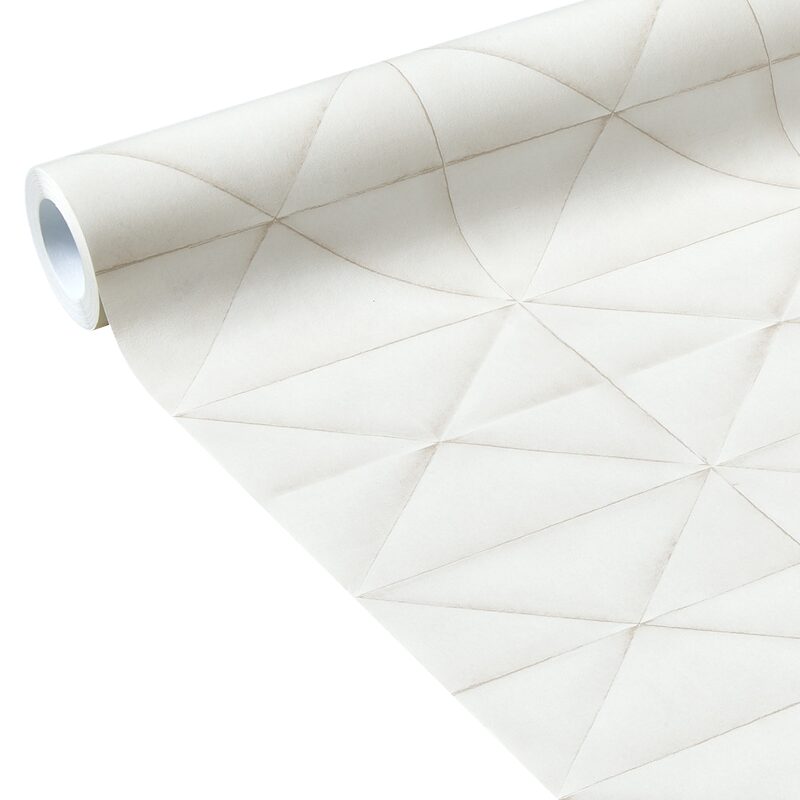 Papier peint intissé AKINORI coloris blanc
