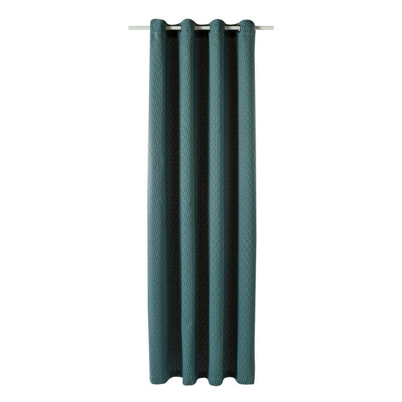 Rideau OKI coloris bleu canard 135 x 260 cm