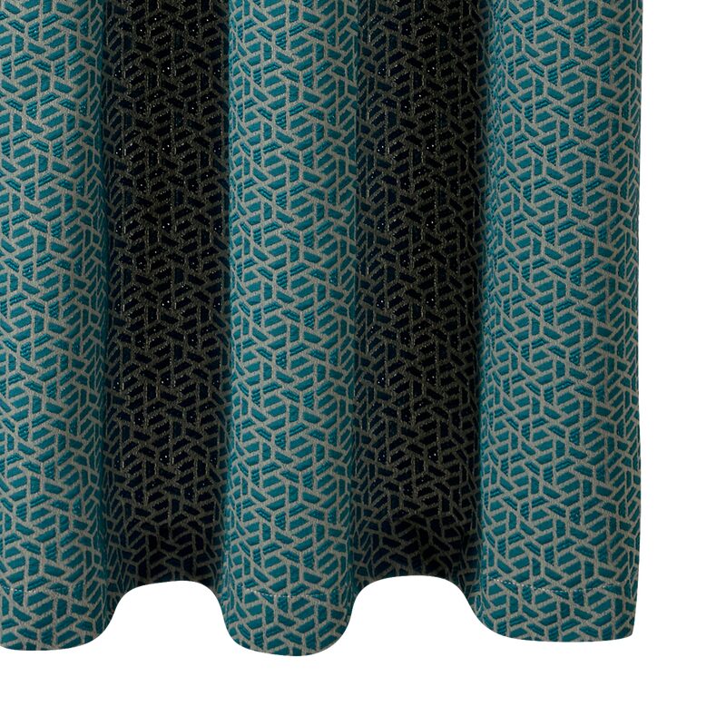 Rideau OKI coloris bleu canard 135 x 260 cm
