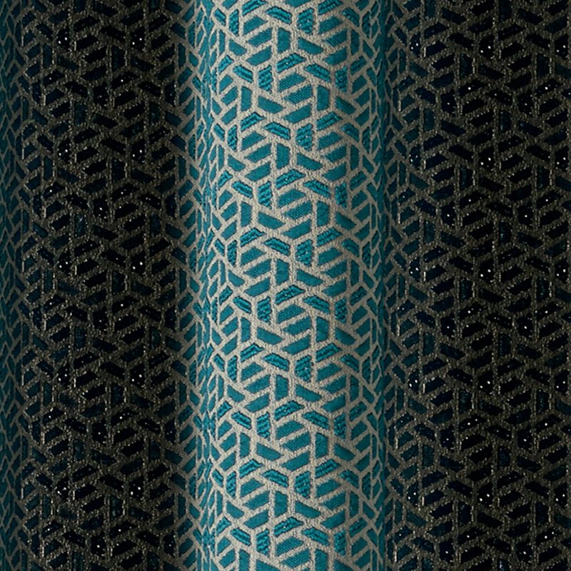 Rideau OKI coloris bleu canard 135 x 260 cm