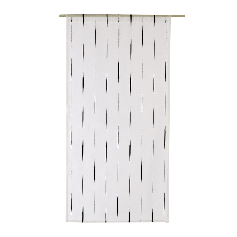 Vitrage ORION coloris noir 60 x 120 cm