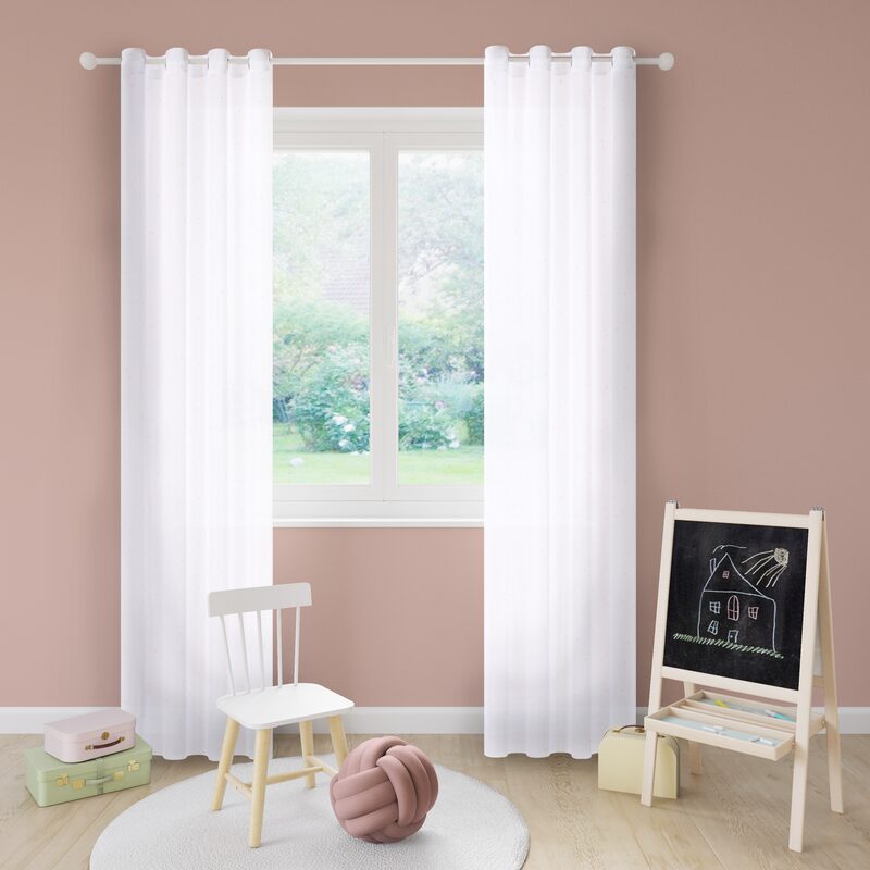 Voilage STELLATO coloris blush 140 x 240 cm