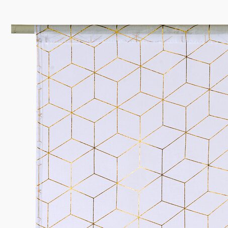 Vitrage ORIA coloris or 90 x 200 cm