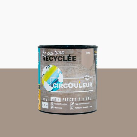 CIRCOULEUR Peinture Acrylique écorce Satiné 0,5 L