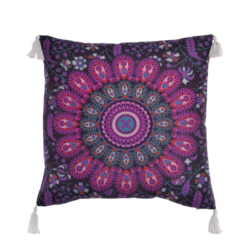 Coussin ALEY coloris violet 40 x 40 cm