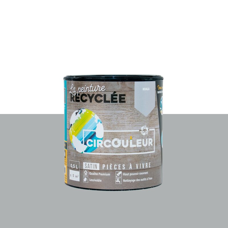 Peinture CIRCOULEUR Acrylique koala Satiné 0,5 L