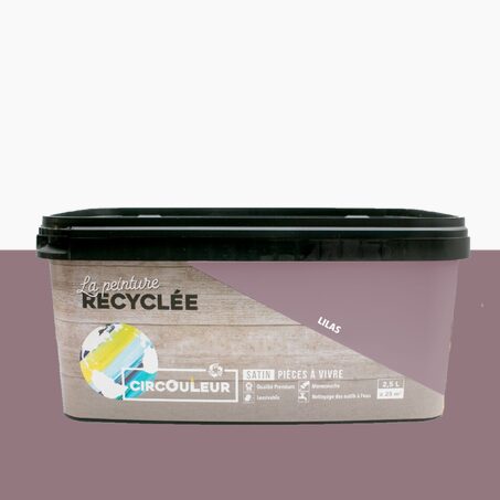 CIRCOULEUR Peinture Acrylique lilas Satiné 2,5 L