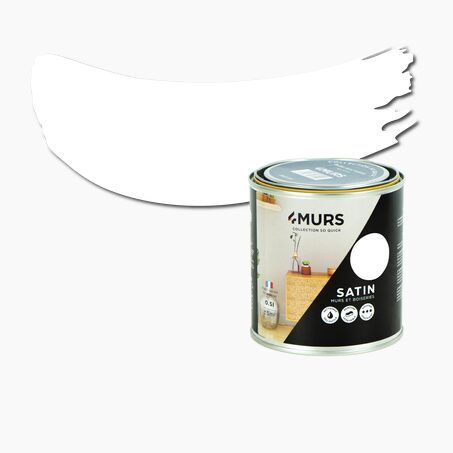 So Quick Peinture Peinture blanc Satiné 0,5 L