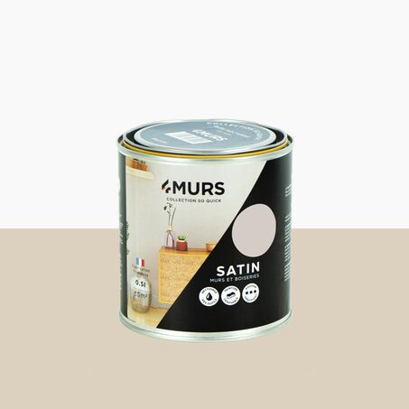 Peinture SO QUICK café frappé Satiné 0,5 L