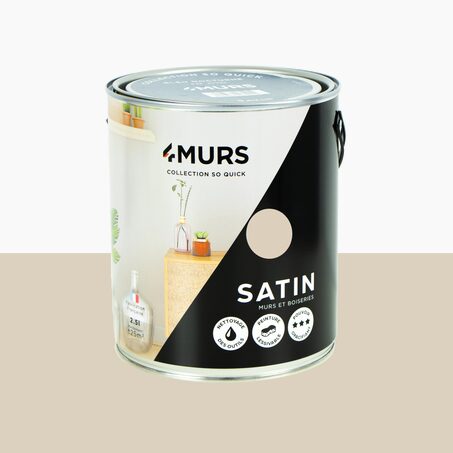 So Quick Peinture Peinture macaron Satiné 2,5 L