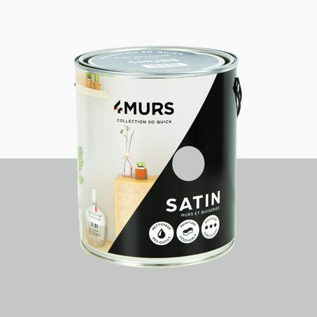 Peinture SO QUICK fleur de sel Satiné 2,5 L