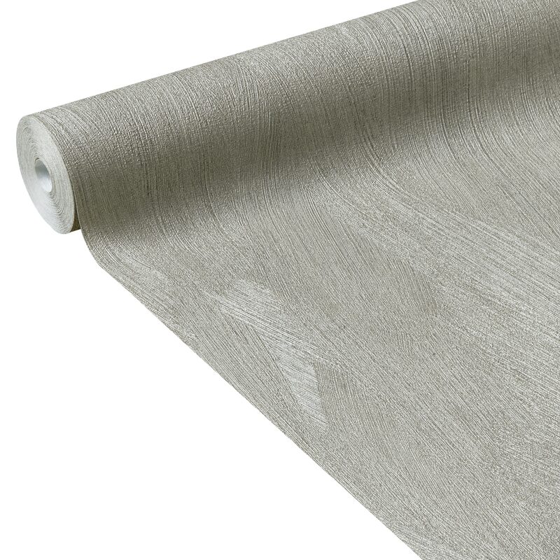 Papier peint intissé SHIRLEY coloris gris perle