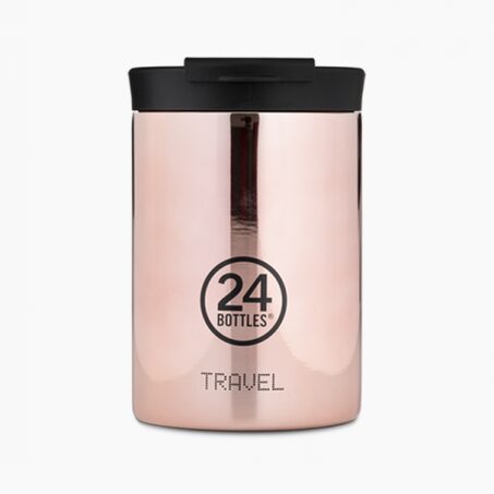24 Bottles Thermos TRAVEL ROSE GOLD coloris rose gold