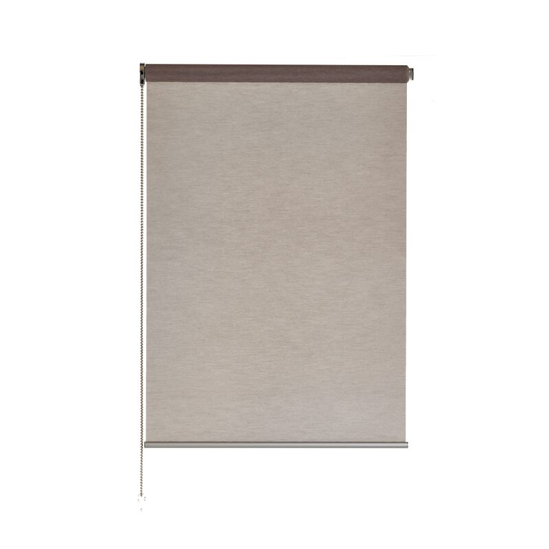 Store enrouleur AURORE coloris gris 60 x 250 cm
