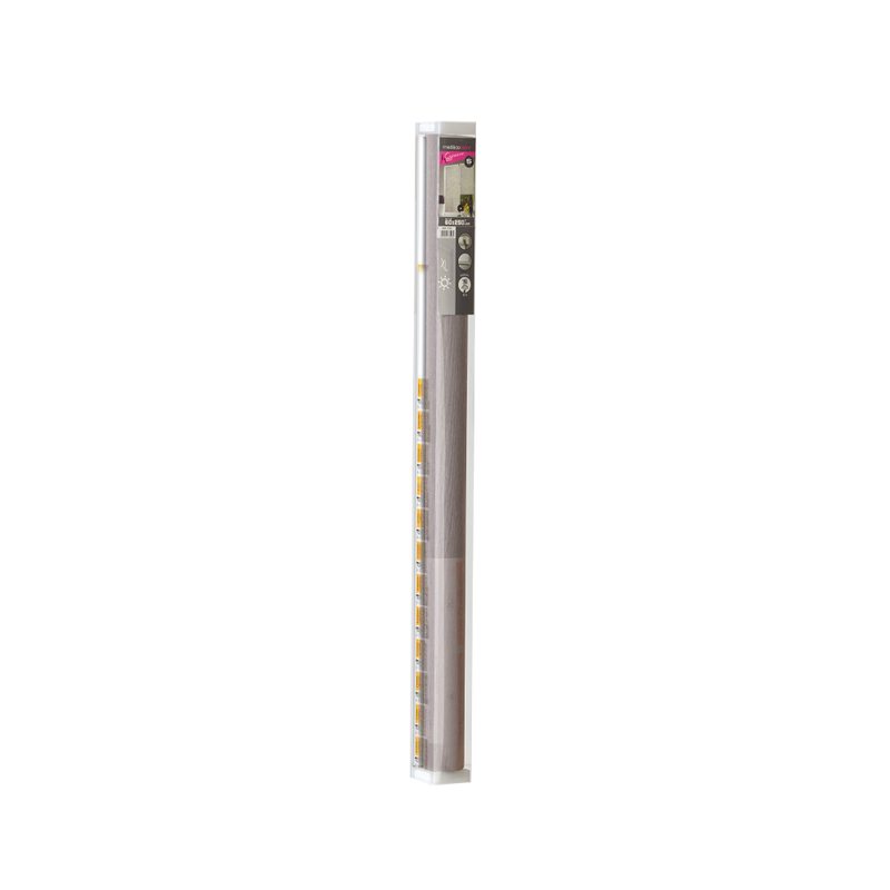Store enrouleur AURORE coloris gris 60 x 250 cm