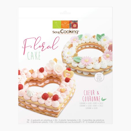 Scrapcooking Moule à gâteaux FLORAL CAKE multicolore