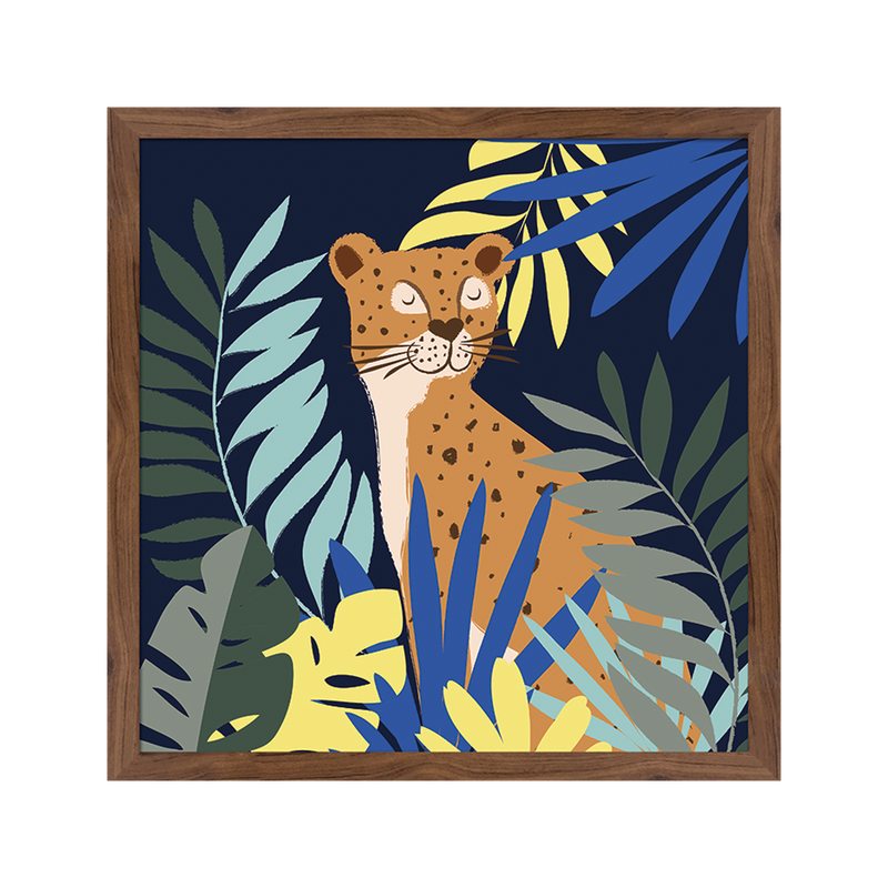 Tableau embelli JUNGLE DREAMS coloris multicolore