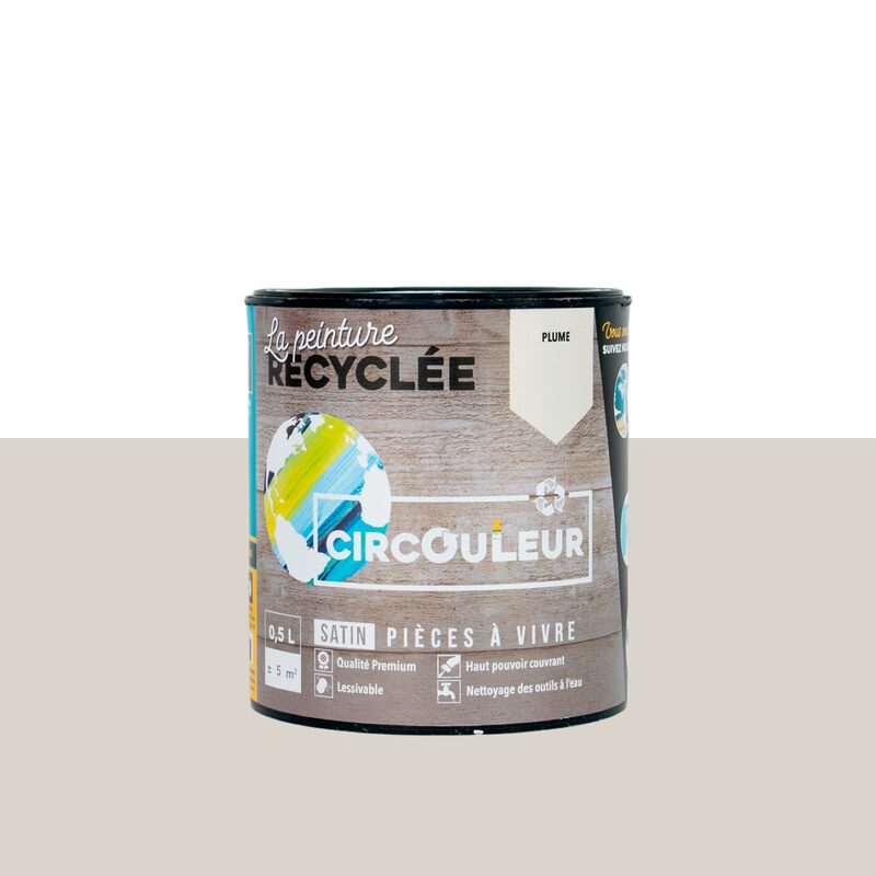 Peinture CIRCOULEUR Acrylique plume Satiné 0,5 L