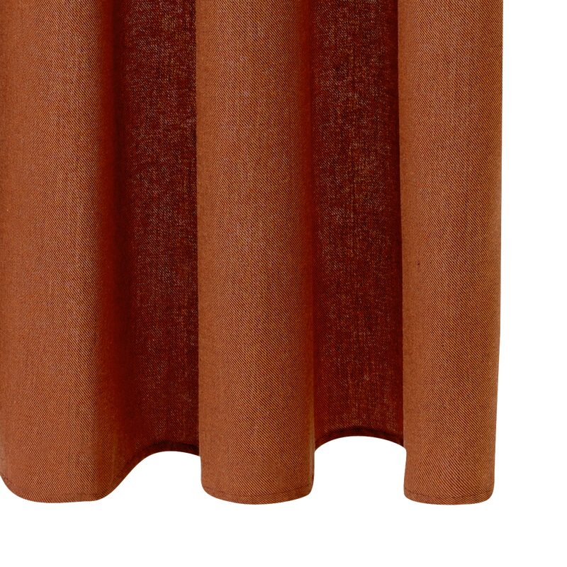 Rideau SCOTT coloris rouille 140 x 260 cm