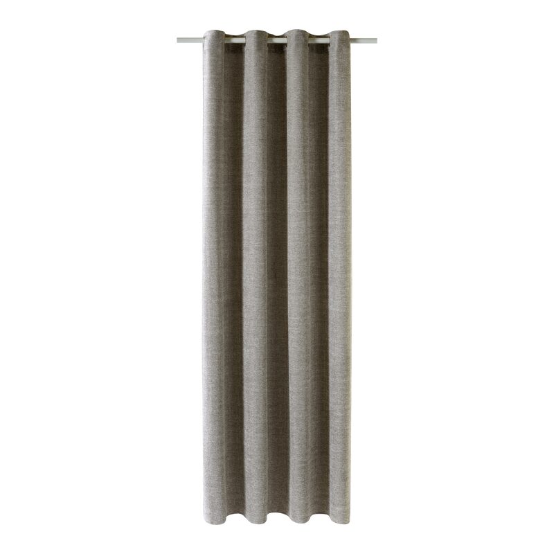 Rideau YAZU coloris Gris clair 140 x 260 cm