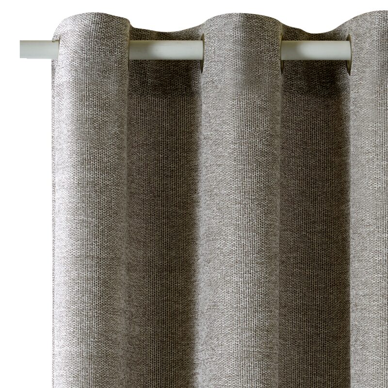 Rideau YAZU coloris Gris clair 140 x 260 cm