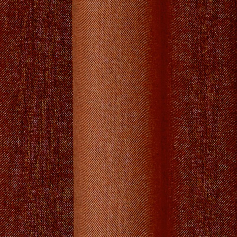 Rideau SCOTT coloris rouille 140 x 260 cm