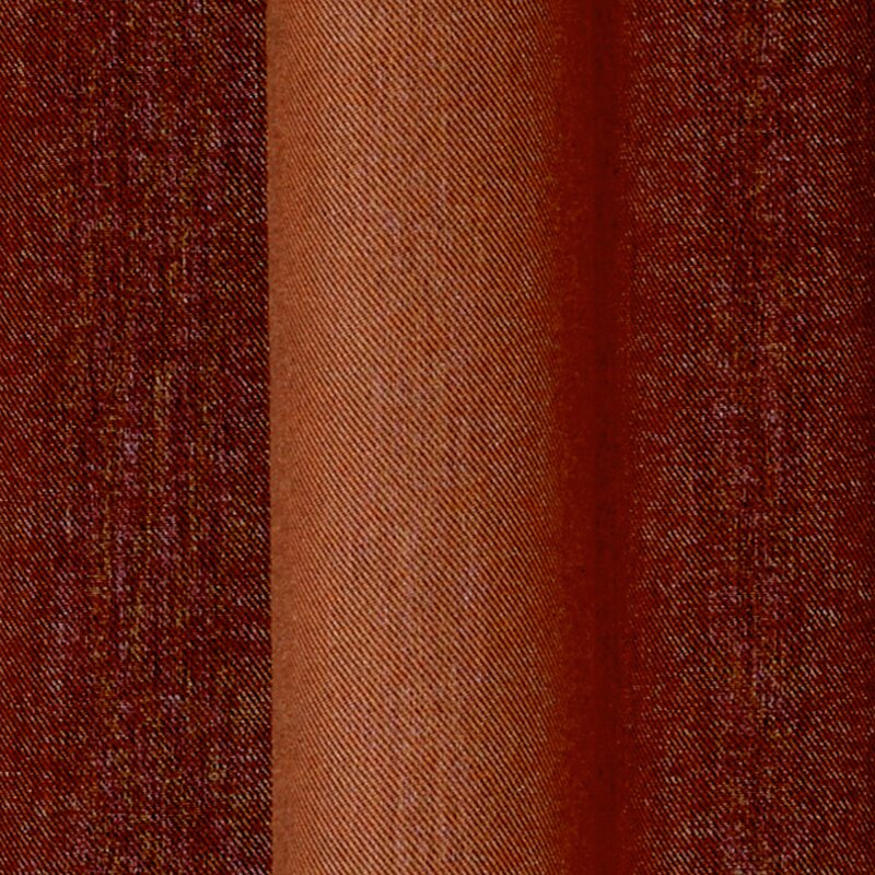 Rideau SCOTT coloris rouille 140 x 260 cm