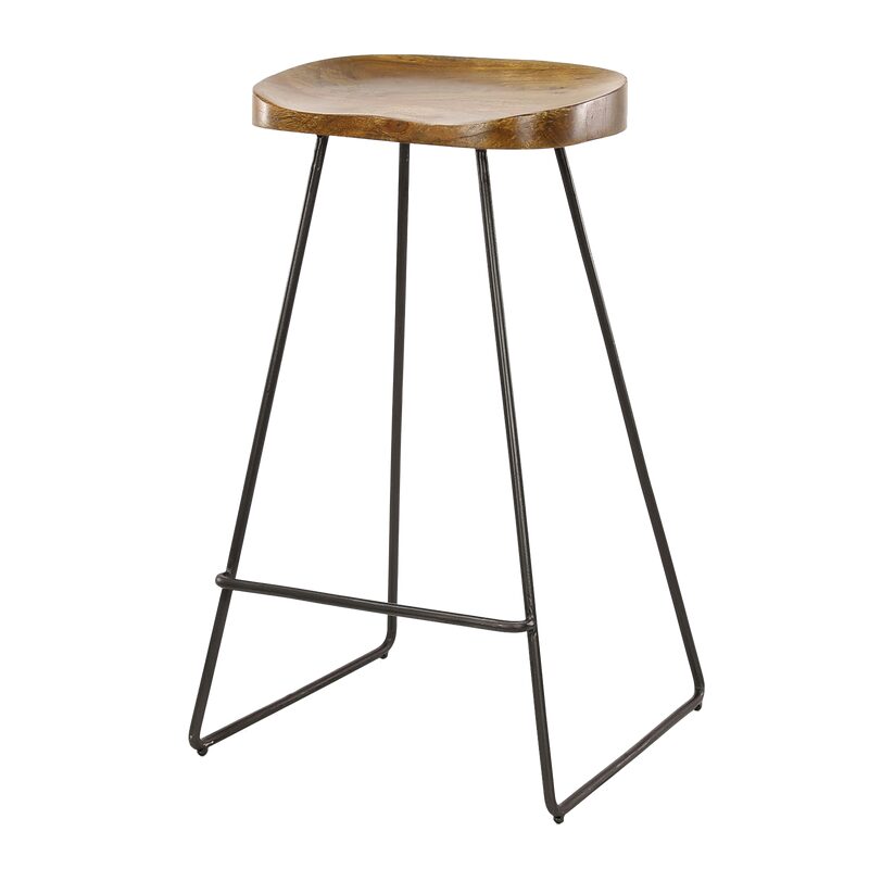 Tabouret de plan de travail MILEY coloris acacia