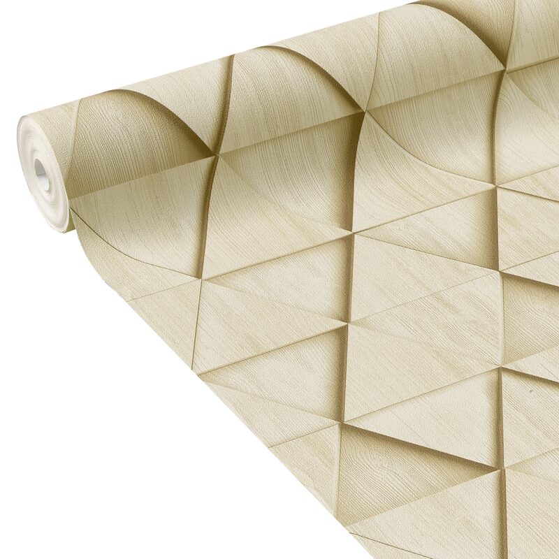 Papier peint intissé MITSUKI coloris sable beige