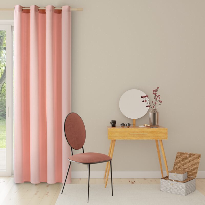 Rideau CORTINA coloris rose 140 x 260 cm