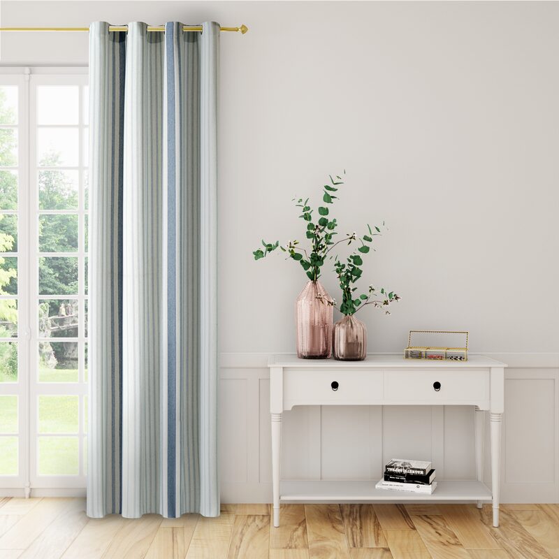 Rideau MIMIZAN coloris bleu 140 x 260 cm