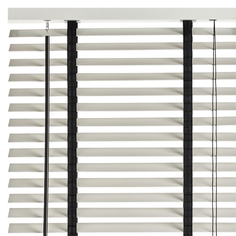 Store vénitien DUCALE coloris blanc / anthracite 70 x 130 cm