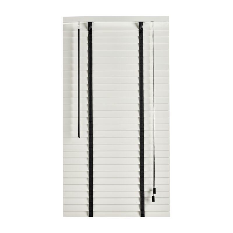 Store vénitien DUCALE coloris blanc / anthracite 70 x 130 cm