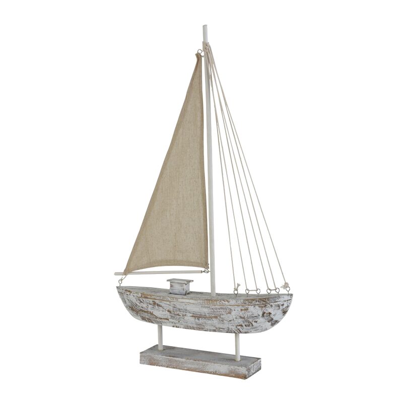 Figurine BATEAU coloris blanc
