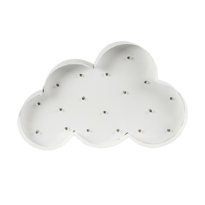 Objet lumineux CLOUD LIGHT UP coloris blanc 30 x 19,5 cm