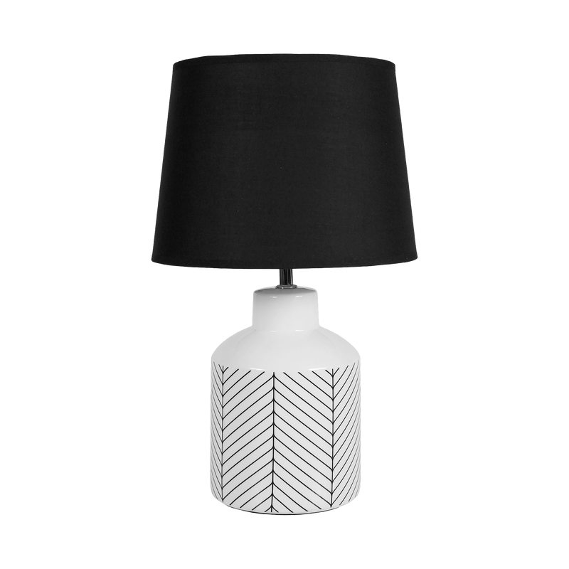 Lampe à poser LINO coloris blanc 45 x 28 cm