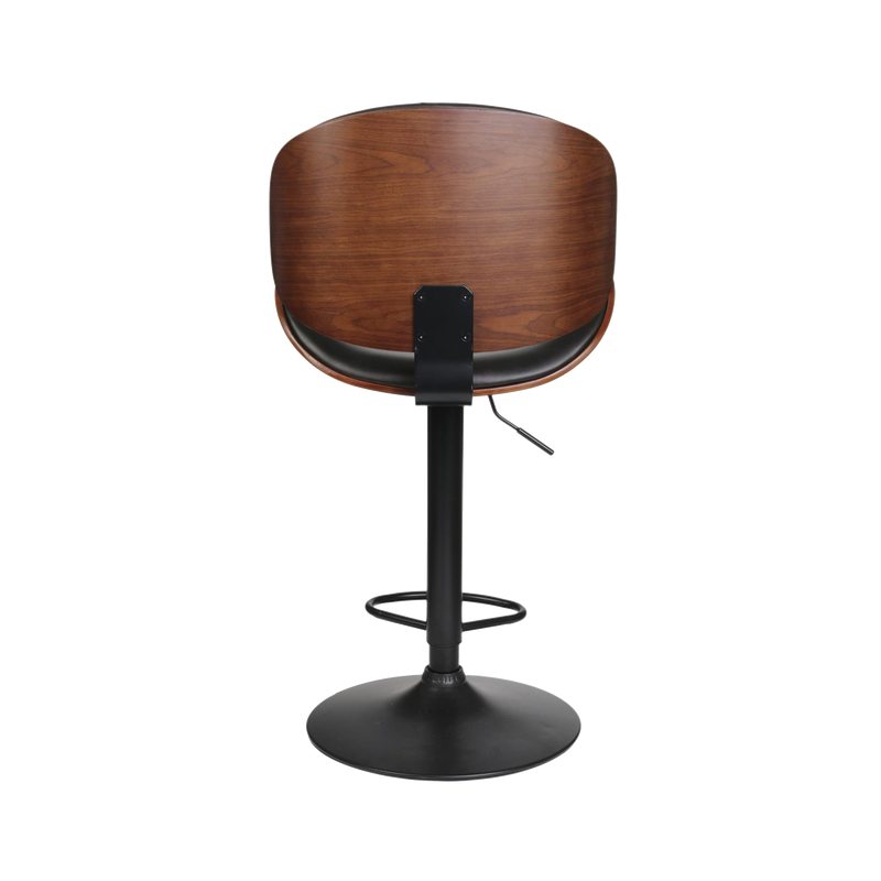 Tabouret de bar AZAD coloris noyer