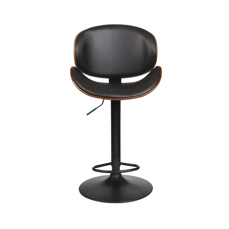 Tabouret de bar AZAD coloris noyer