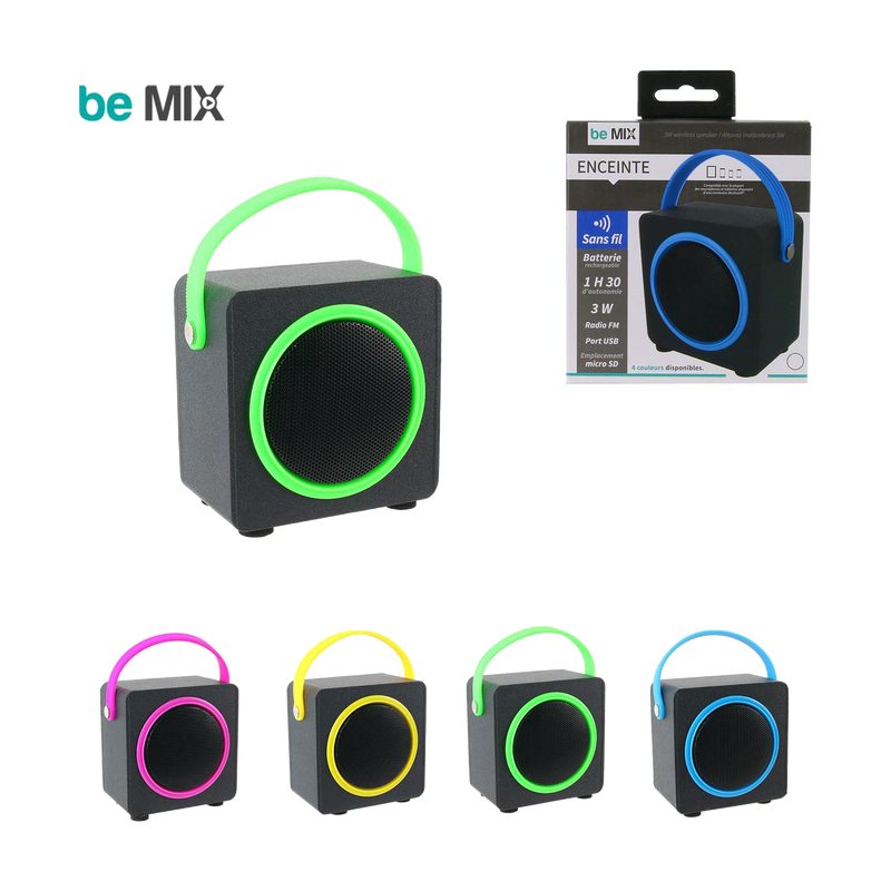 Enceinte PUNCHY coloris noir