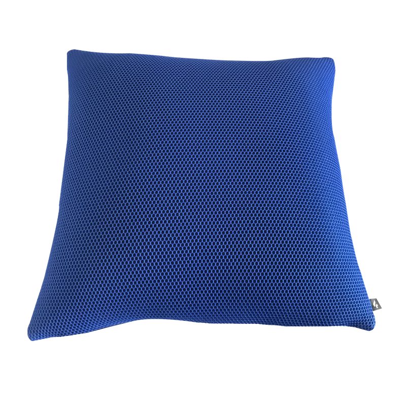 Coussin NET coloris bleu électrique 40 x 40 cm