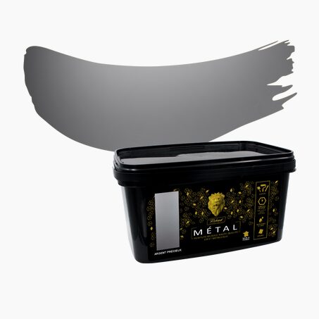 Richard Peinture METAL Peinture argent précieux Satiné 2 L