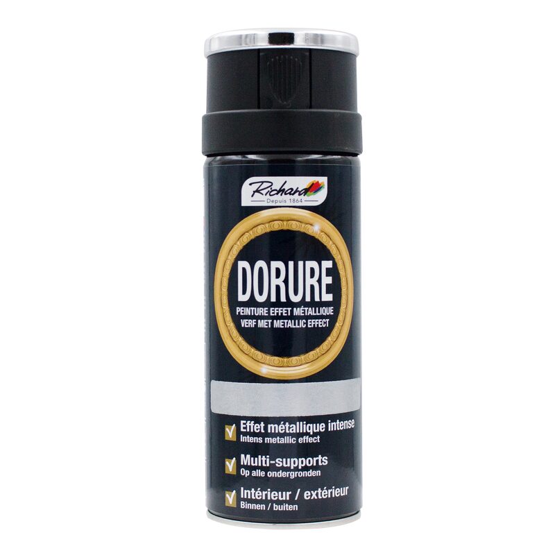 Peinture DORURE Acrylique chrome Brillant 0,4 L