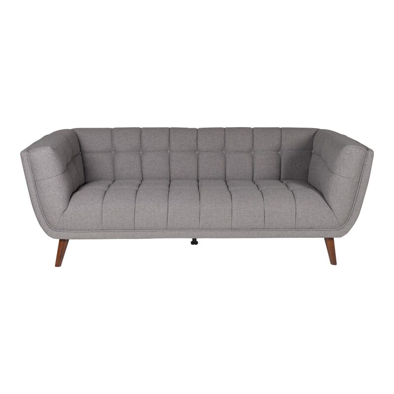 Canapé BERYL coloris gris anthracite 3 places